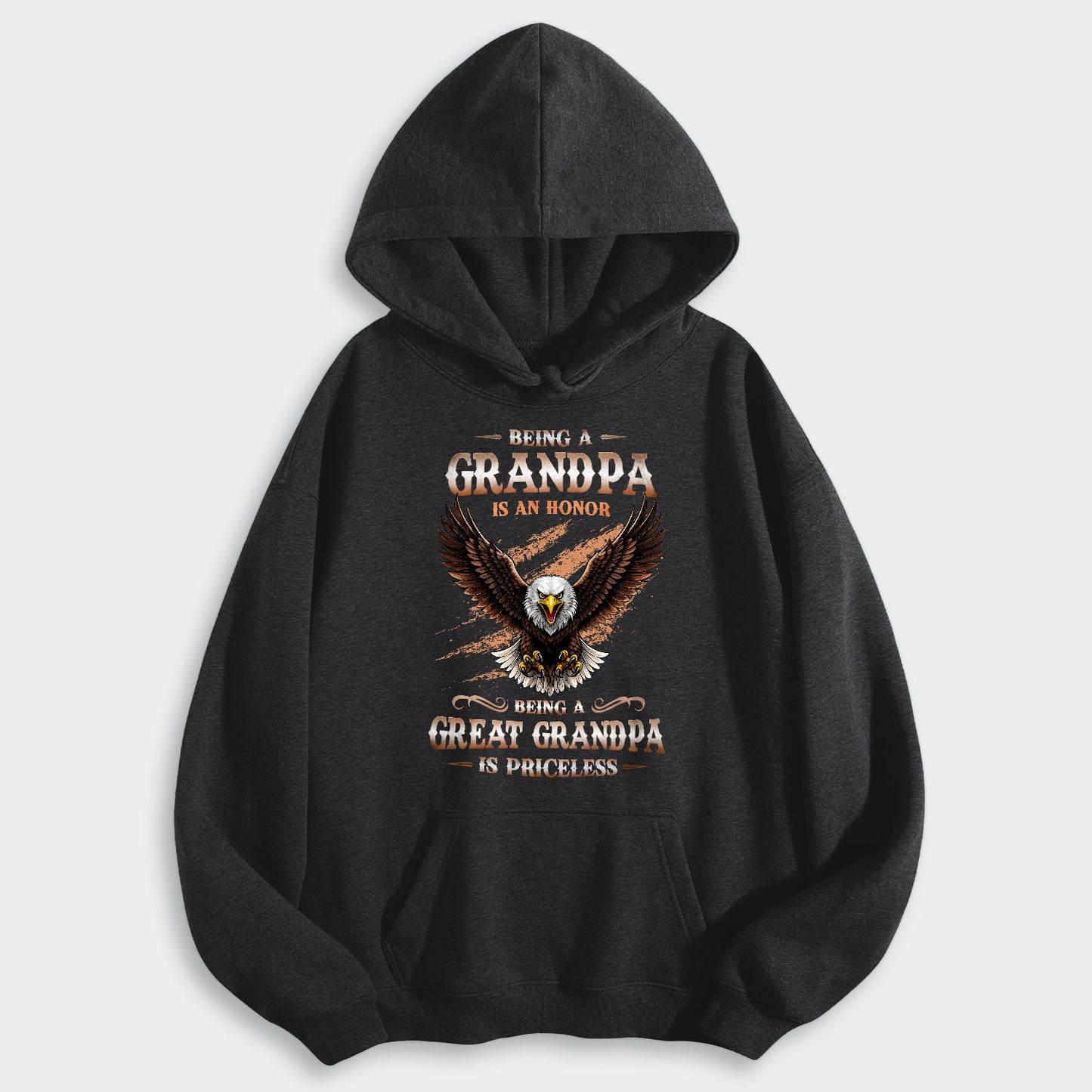 Being A Grandpa Is An Honor Being A Great Grandpa Is Priceless  Hoodie 270126
