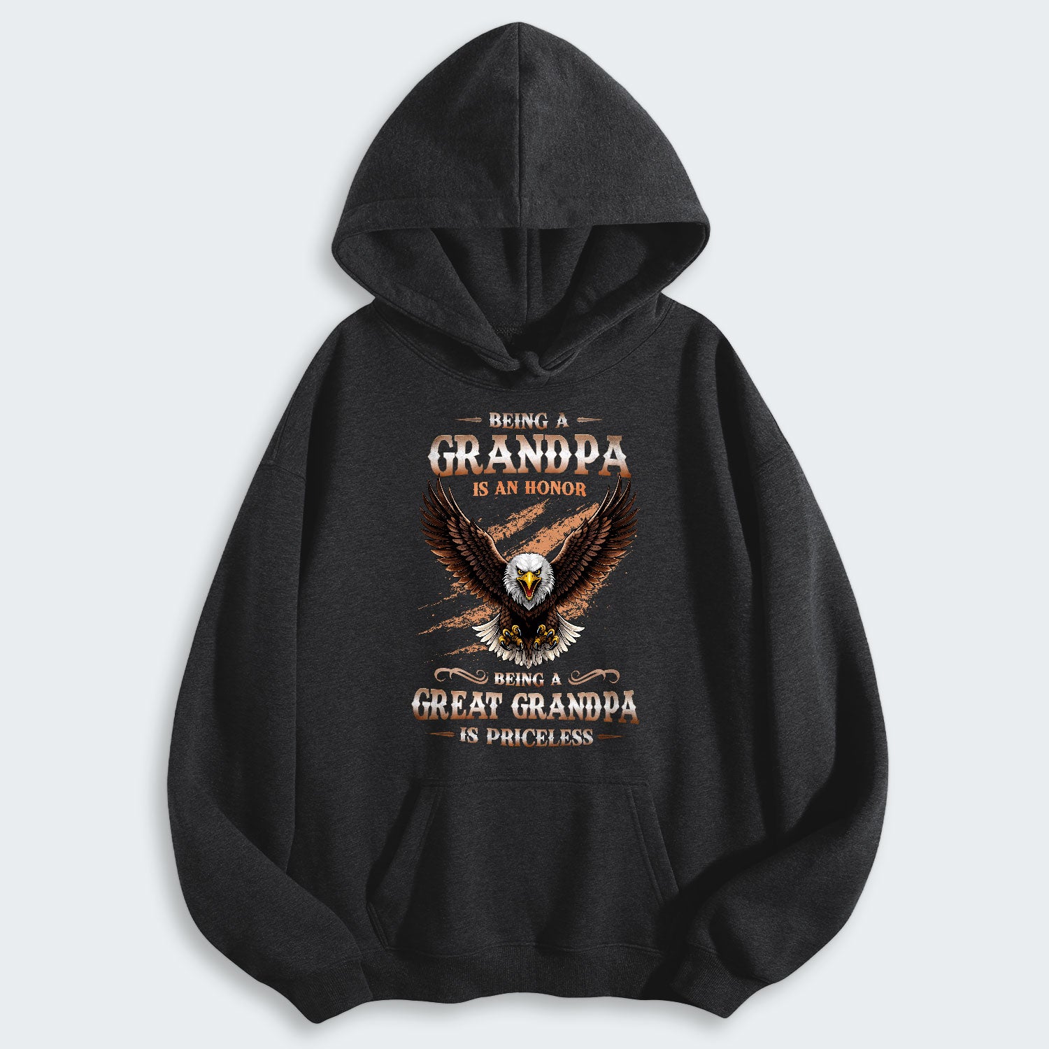 Being A Grandpa Is An Honor Being A Great Grandpa Is Priceless  Hoodie 270126