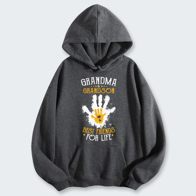 Grandma & GrandSon Best Friends For Life Hoodie 020126