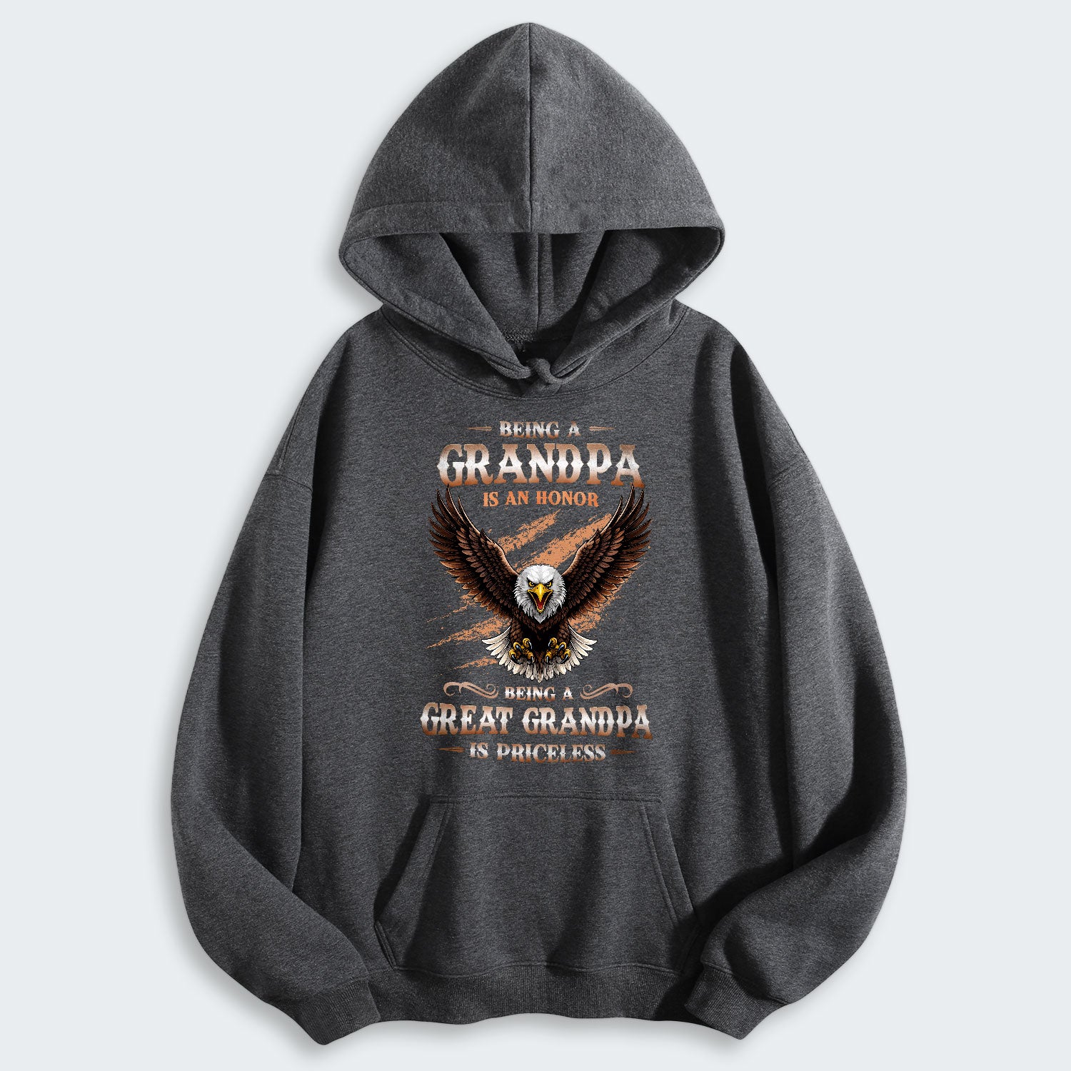 Being A Grandpa Is An Honor Being A Great Grandpa Is Priceless  Hoodie 270126