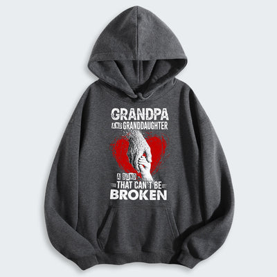 Grandpa And Granddaughter A Bond That can't Be Broken Hoodie 240126