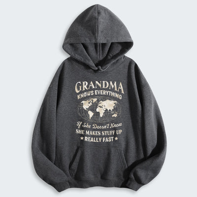 Grandma Knows Everything Hoodie 450126
