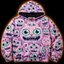 Crosfil House Pets Hoodie — Pastel Goth Monster Cat All-Over Print