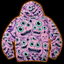 Crosfil House Pets Hoodie — Pastel Goth Monster Cat All-Over Print
