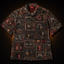 Crosfil The Late Movie Hawaiian Shirt — Retro CRT Horror TV Print