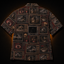 Crosfil The Late Movie Hawaiian Shirt — Retro CRT Horror TV Print