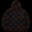 Crosfil Little Omens Hoodie — Mothman & Red Moon All-Over Print