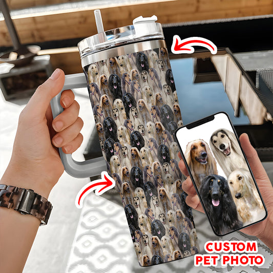 A - Personalized Tumbler With Your Pet's Photo
