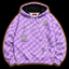Crosfil Motion Sickness Hoodie — Pastel Alien Optical Illusion Print