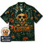 Custom Dog & Text Jungle Adventure Hawaiian Shirt — Personalized Tropical Rainforest Aloha