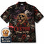 Custom Dog & Text Gothic Tropical Hawaiian Shirt — Personalized Skull Moonlight Dark Aloha