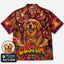 Custom Dog & Text Disco Hawaiian Shirt — Personalized 70s Groovy Roller Skate Aloha