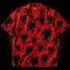 Crosfil Omen Hawaiian Shirt — Red Mothman Scratchboard Print