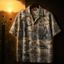 Crosfil Opening Day Hawaiian Shirt — Bigfoot Dove Hunt Toile Print
