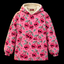 Pink Skull Cherries Unisex Hoodie Blanket — Skull Cherry Print