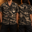 Point Pleasant 3D Hawaiian Shirt — Anaglyph Mothman Toile Print