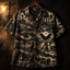 Point Pleasant 3D Hawaiian Shirt — Anaglyph Mothman Toile Print