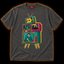Prime Time Panic pepper T-shirt — retro pop art tv stack horror print