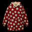 Red Skulls Unisex Hoodie Blanket — Cartoon Skull Toss Print