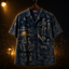 Crosfil Second Cup Hawaiian Shirt — Bigfoot & Alien Toile Print