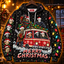 Slay Ride horror Christmas hoodie hanging on a wooden hanger
