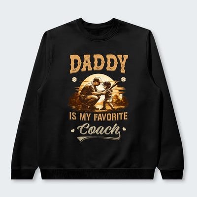 Daddy is my favorite coach. Sweater 530126