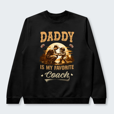 Daddy is my favorite coach. Sweater 540126