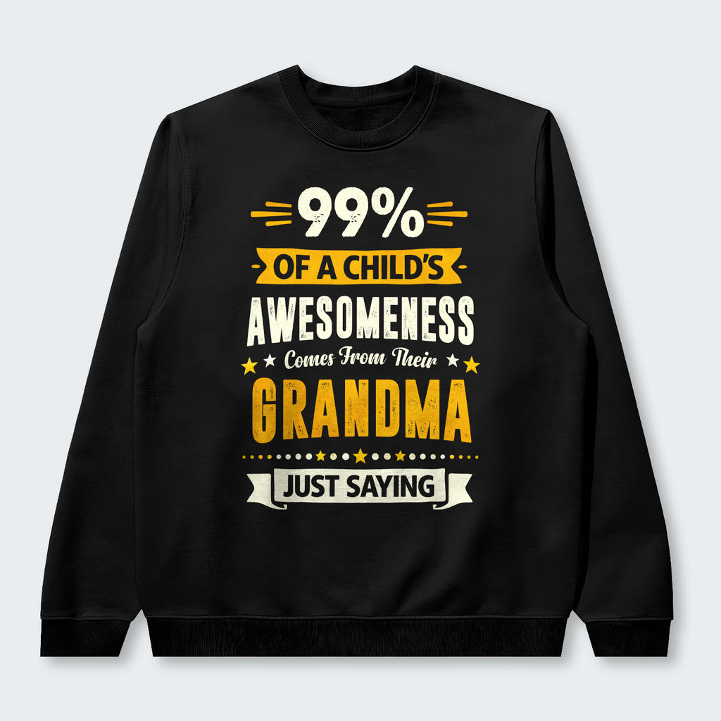 99% of a Child’s Awesomeness Comes From Their Grandma Just Saying Swearter 160126