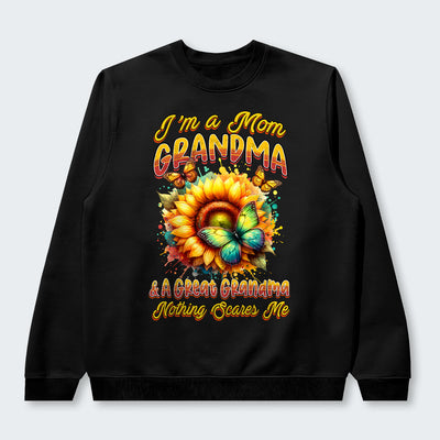 I'm A Mom Grandma A Great Grandma Nothing Scares Me Swearter 120126