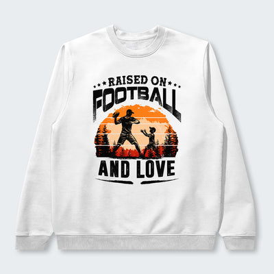 Raised on football and love. Sweater 520126