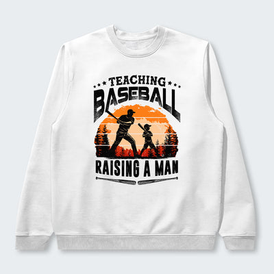 Teaching baseball. Raising a man. Sweater 510126