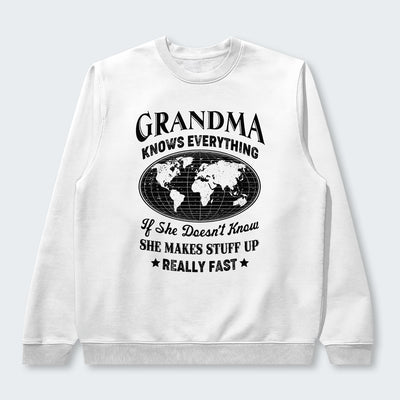 Grandma Knows Everything Sweater 450126