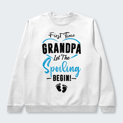 First Time Grandpa Let The Spoiling Begin! Sweater 350126
