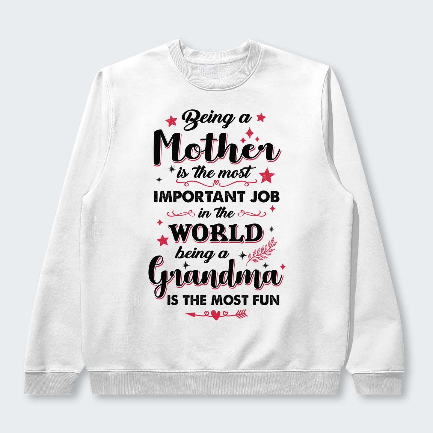 Being A Mother Is The Most Important Job In The World Sweater 080126