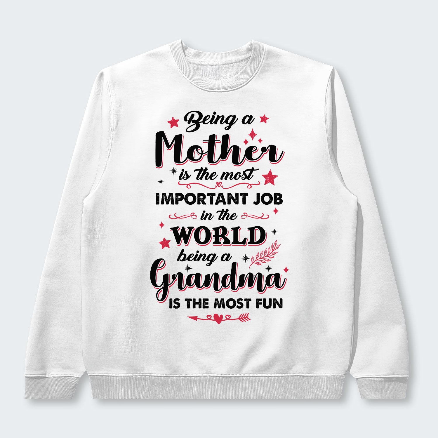 Being A Mother Is The Most Important Job In The World Sweater 080126