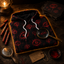 Crosfil Witness Hoodie — Red Eyes Gothic Horror All-Over Print