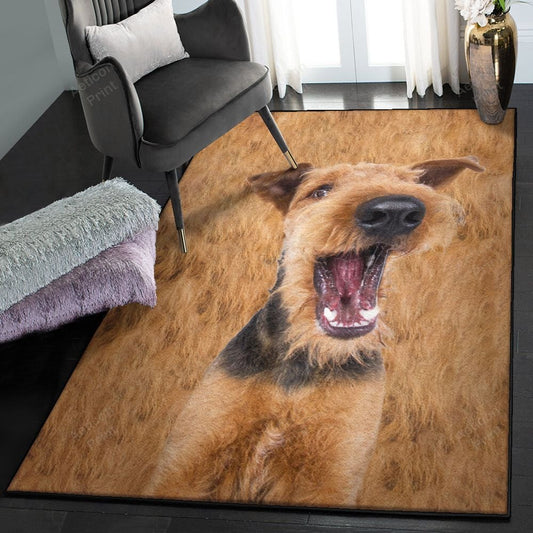 Airedale Terrier Area Rug