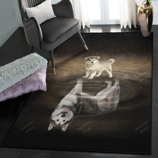 Alaskan Malamute Area Rug