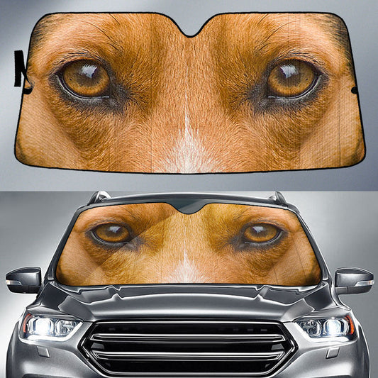 Beagle Eyes Car Sun Shade 94
