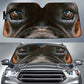 Boxer Eyes Car Sun Shade 94