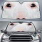 Bull Terrier Eyes Car Sun Shade 94