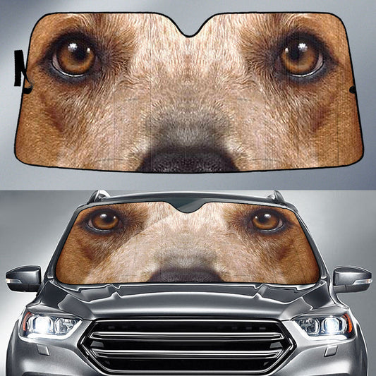 Coonhound Eyes Car Sun Shade 94