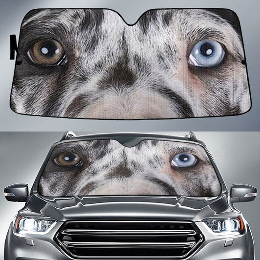 Great Dane Eyes Car Sun Shade 94