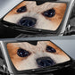 Icelandic Sheepdog Eyes Car Sun Shade 94