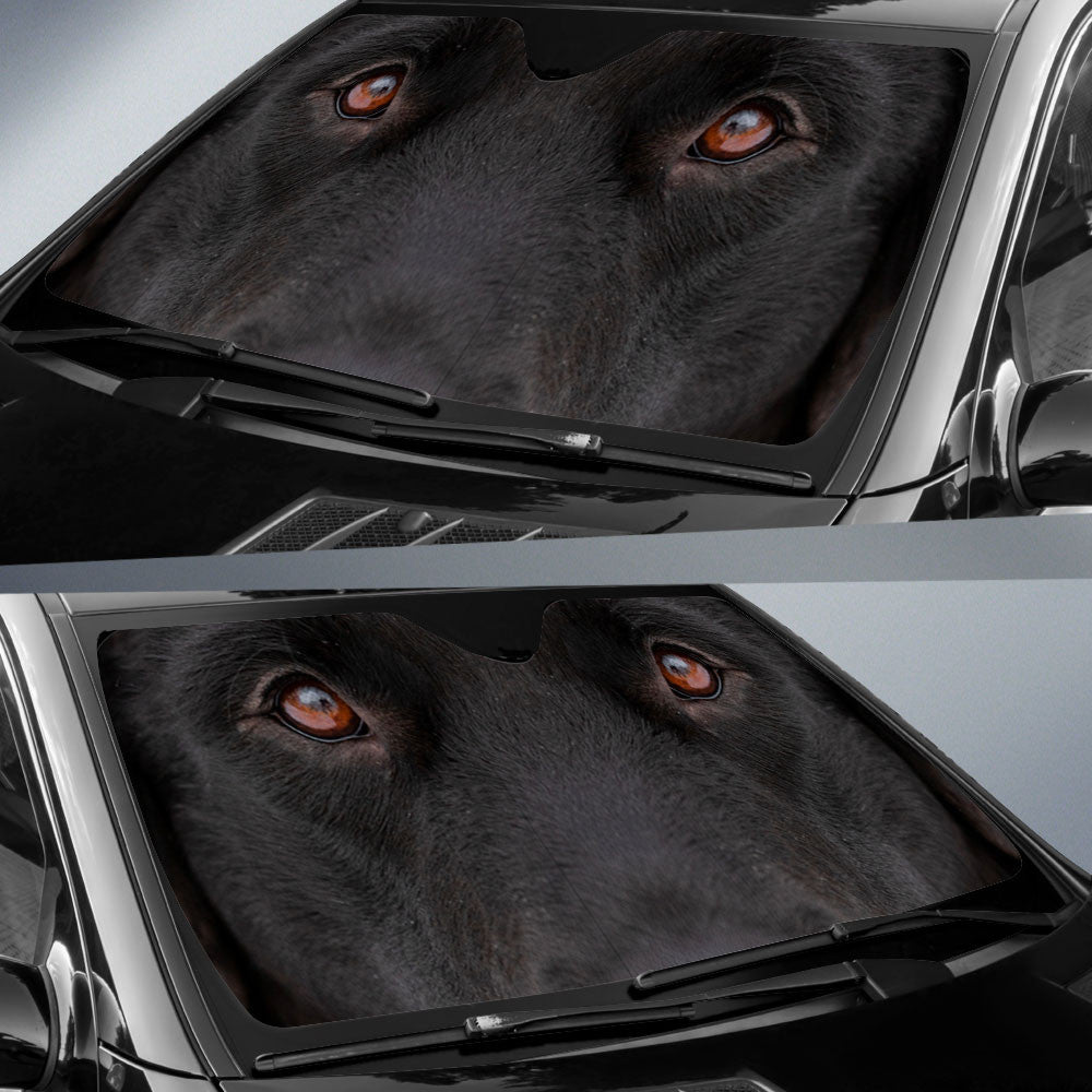 Newfoundland Eyes Car Sun Shade 94