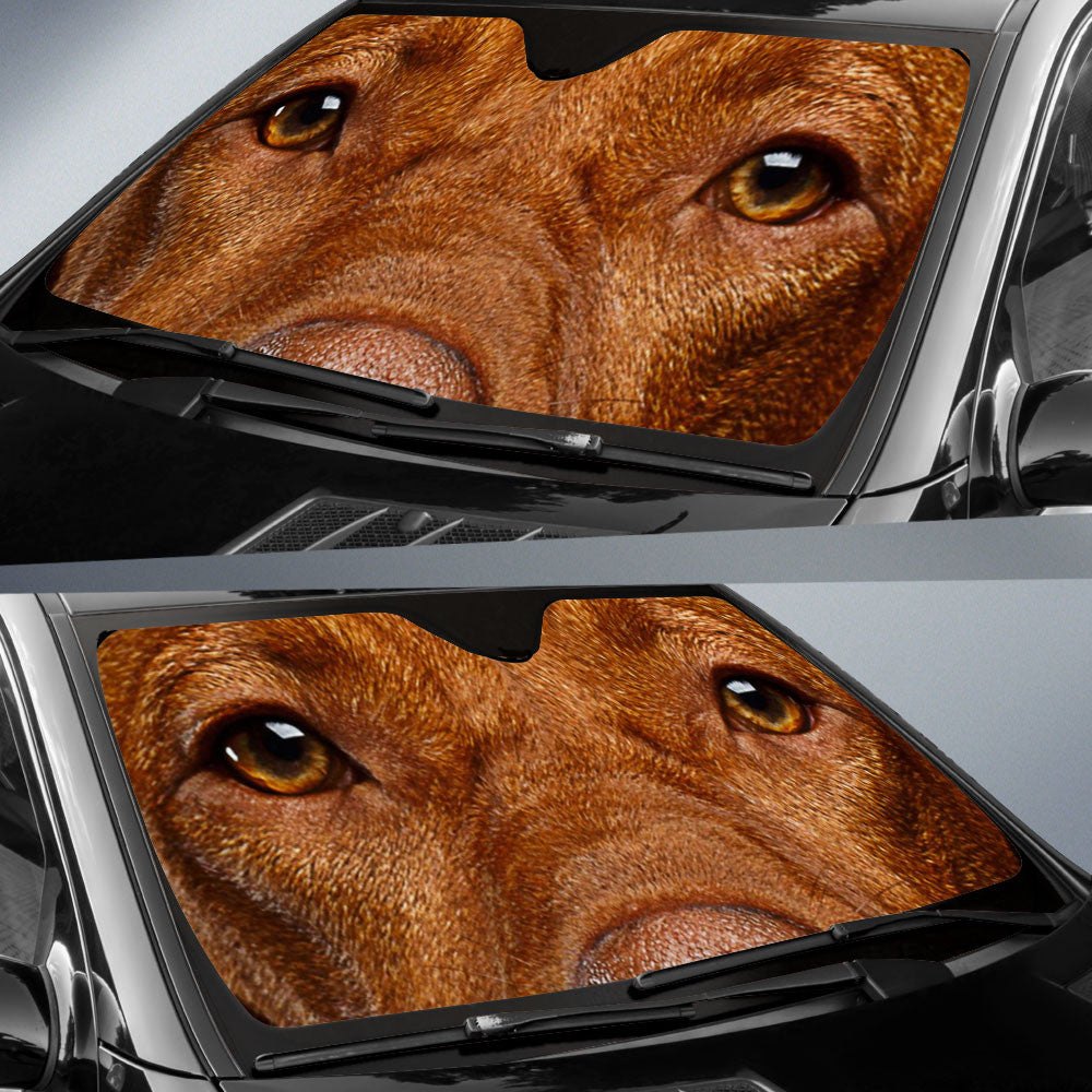 Vizsla Eyes Car Sun Shade 94