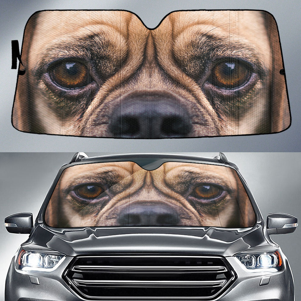 Puggle Eyes Car Sun Shade 94