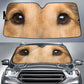Shetland Sheepdog Eyes Car Sun Shade 94