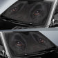 Flat-coated Retriever Eyes Car Sun Shade 94
