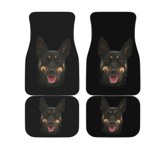 Australian Kelpie Dog Cute Face Car Floor Mats 118